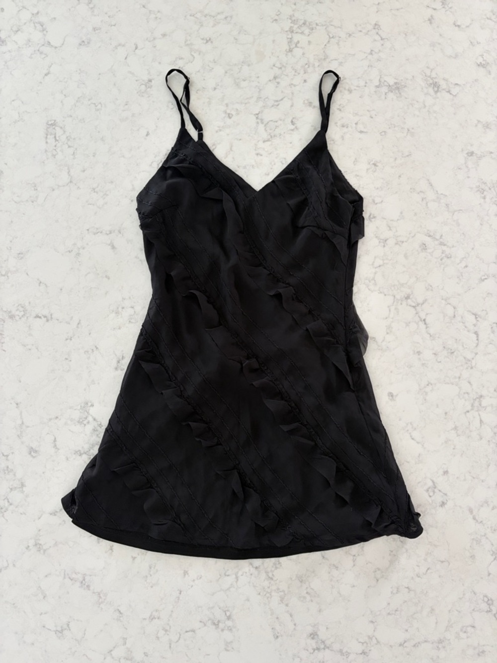 Princess Polly Black Mini Slip Dress
